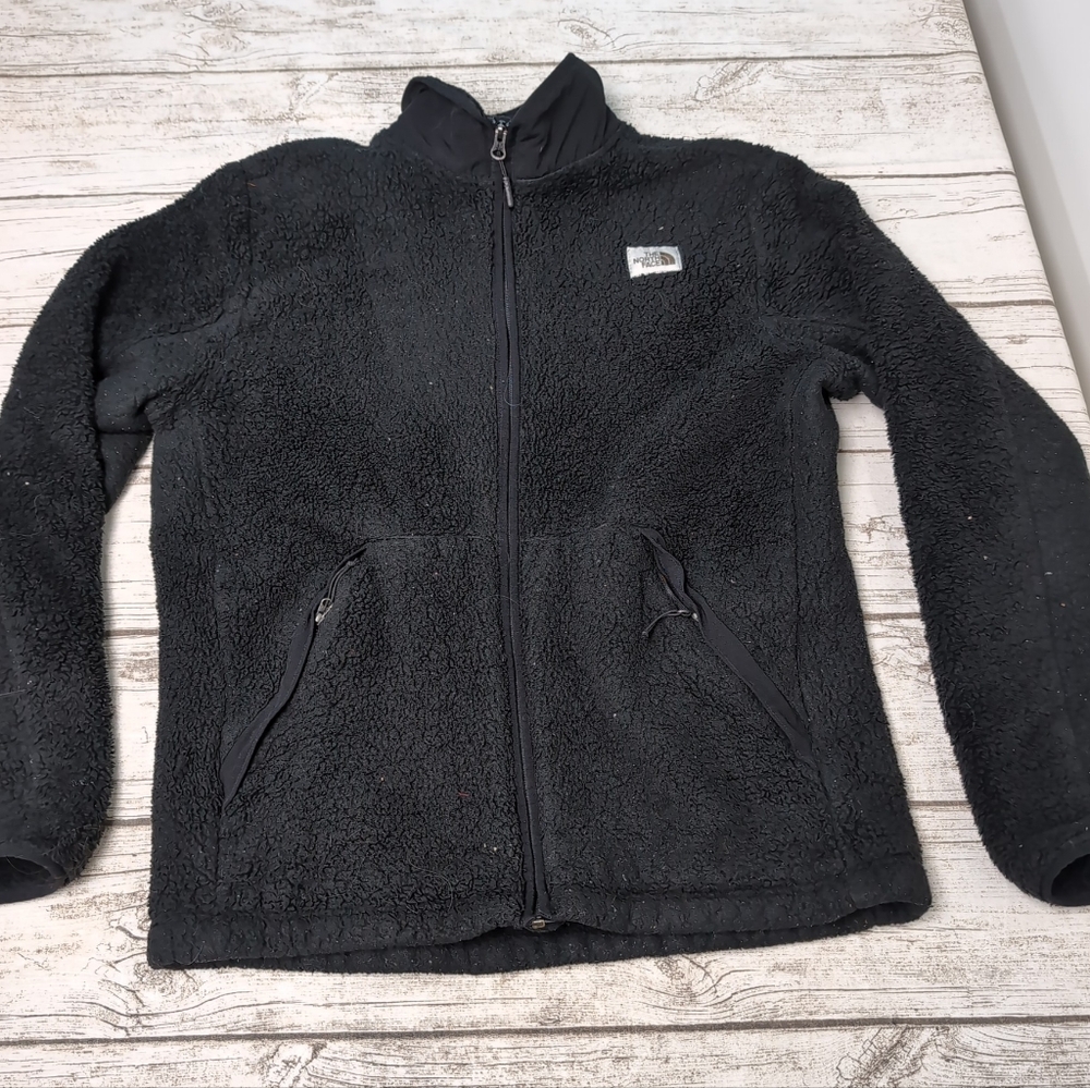 The North Face Black Full Zip Fleece Men's Jacket Size Medium